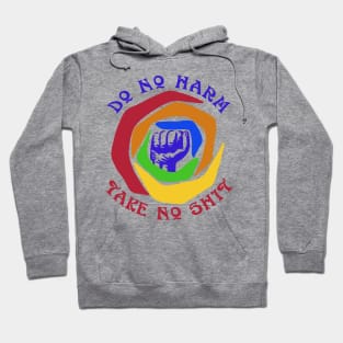 Do No Harm Take No Shit Rainbow Hoodie